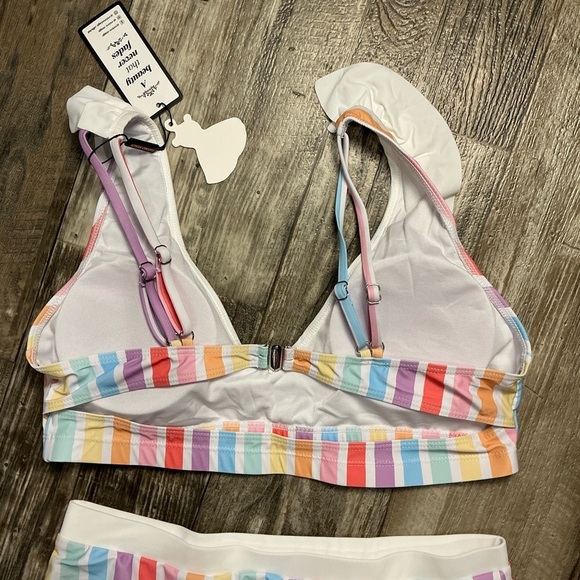 Colorful Striped Bikini Set Size XXL - Picture 5 of 11